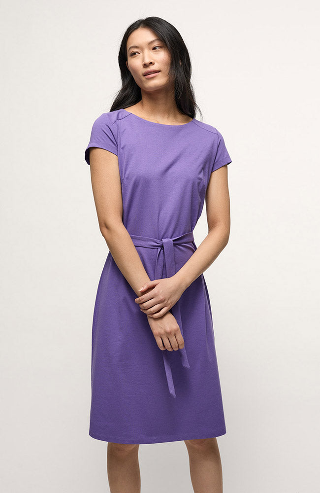 LANIUS lilac dress in organic cotton | Sophie Stone