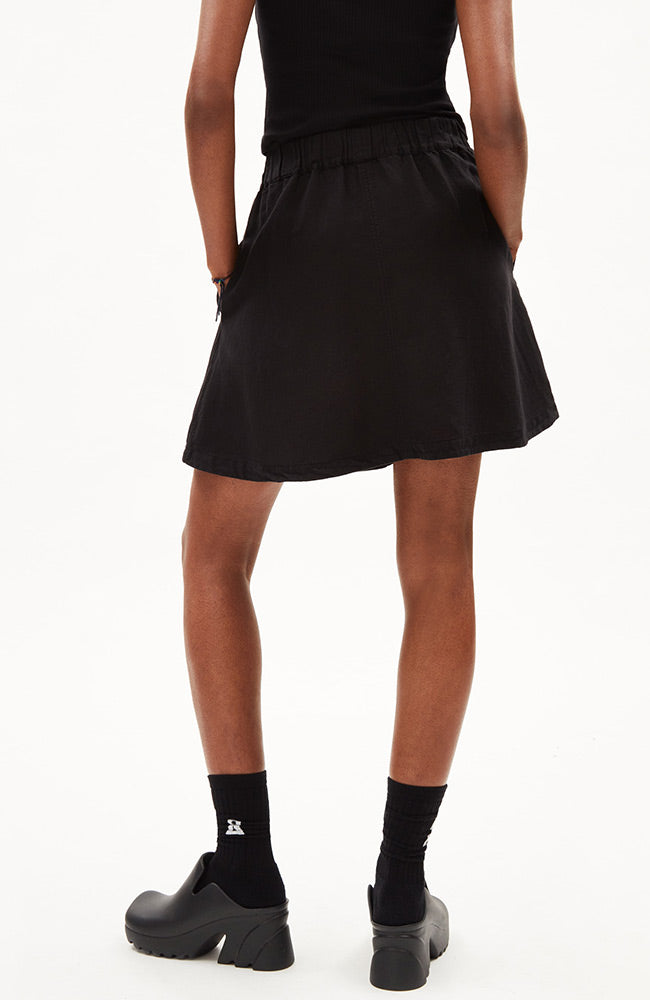 ARMEDANGELS Kesiaa lino black skirt linen | Sophie ...
