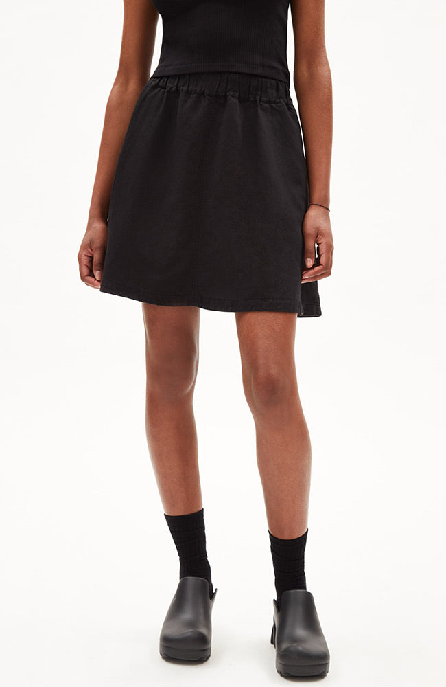 ARMEDANGELS Kesiaa lino black skirt linen, Tencel, organic cotton | Sophie ...