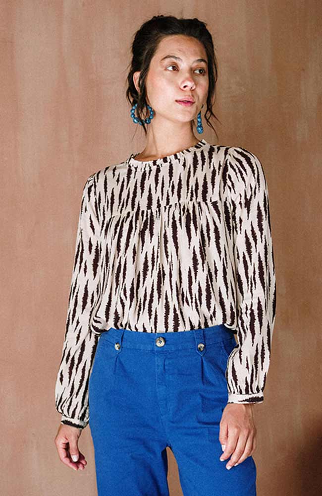 JLABEL Blouse Mansi Big Tiger | Sophie Stone