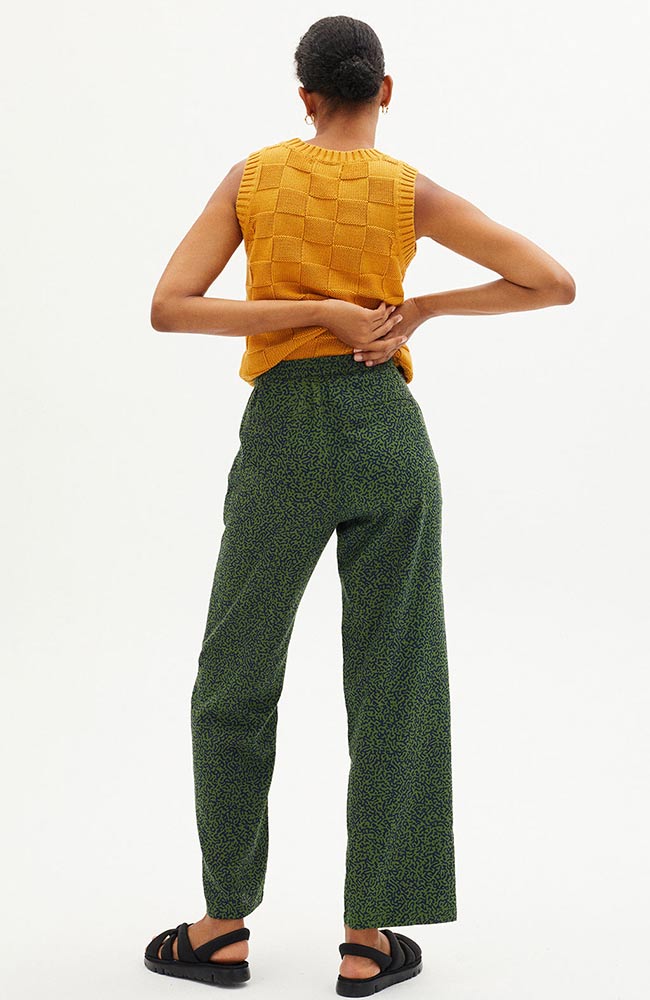 Thinking MU Green Chamaleon Mariam trousers organic cotton | Sophie Stone