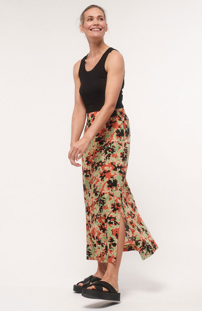 Lanius maxi skirt print powerful bloom Tencel | Sophie Stone