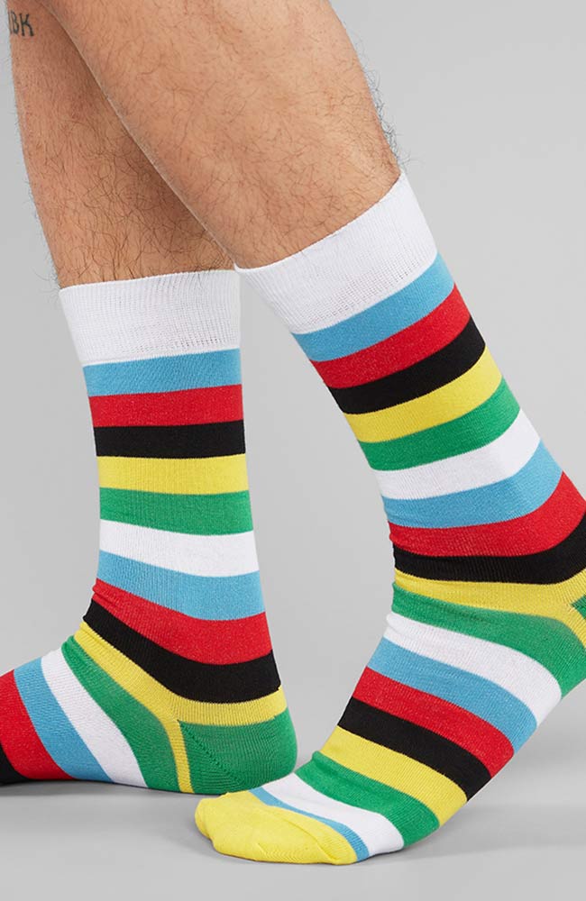 Dedicated World Champion Multi colour socks | Sophie Stone