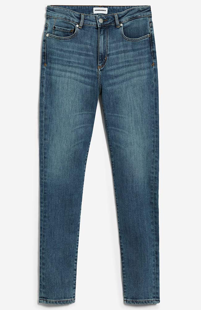 ARMEDANGELS Tillaa stretch jeans tinted blue jeans | Sophie Stone