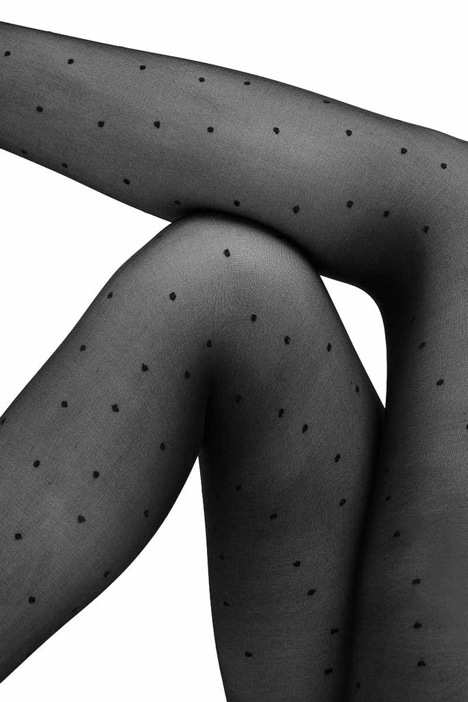 Doris dots tights black | Sophie Stone