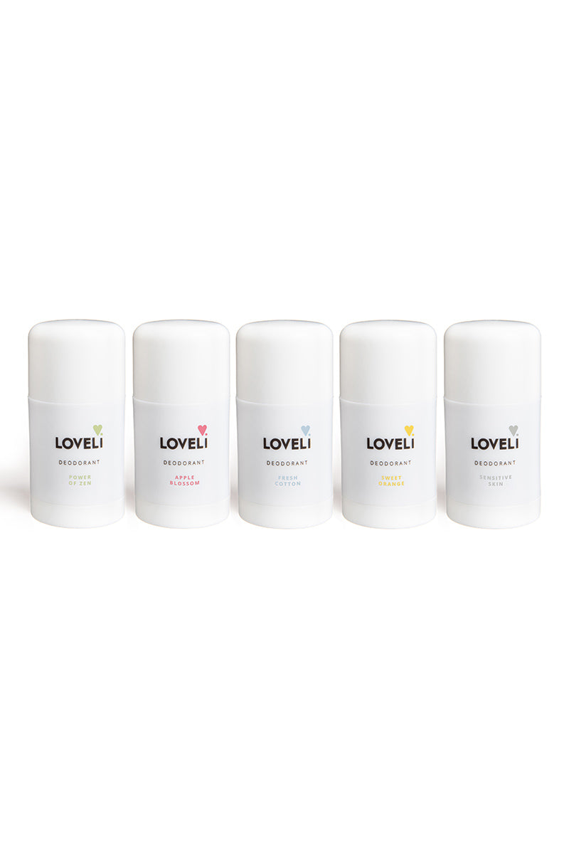Loveli Deodorant variants | Sophie Stone