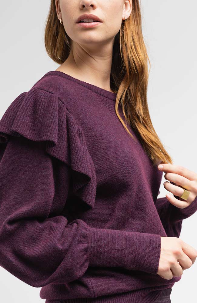 Alchemist Alane sweater dried plum | Sophie Stone