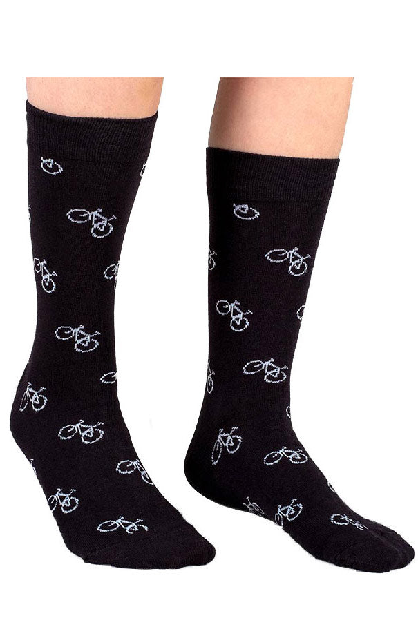 Dedicated Sigtuna Bicycle socks black | Sophie Stone