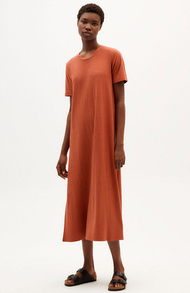 Weekday cheap orange dress