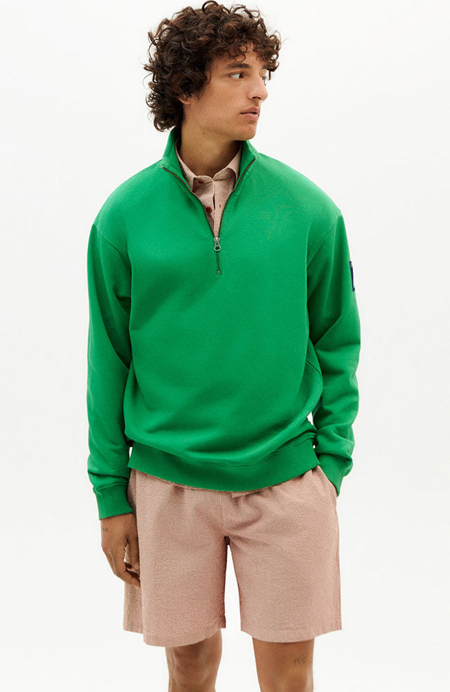 Challenger sweatshirt clover green THINKING MU | Sophie Stone