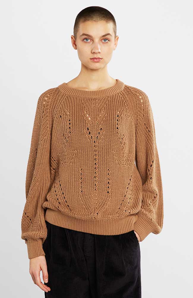 Dedicated Oceklbo sweater tiger brown | Sophie Stone  