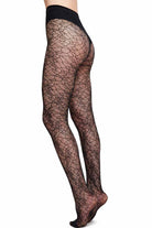 Swedish Stockings Edith Lace pantyhose black | Sophie Stone