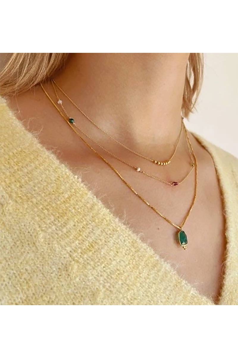 Jules Bean Delicate Shortie necklace | Sophie Stone