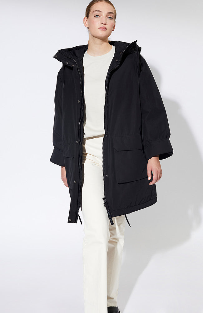 Langerchen Parka Kinsey black winter coat organic cotton | Sophie Stone 