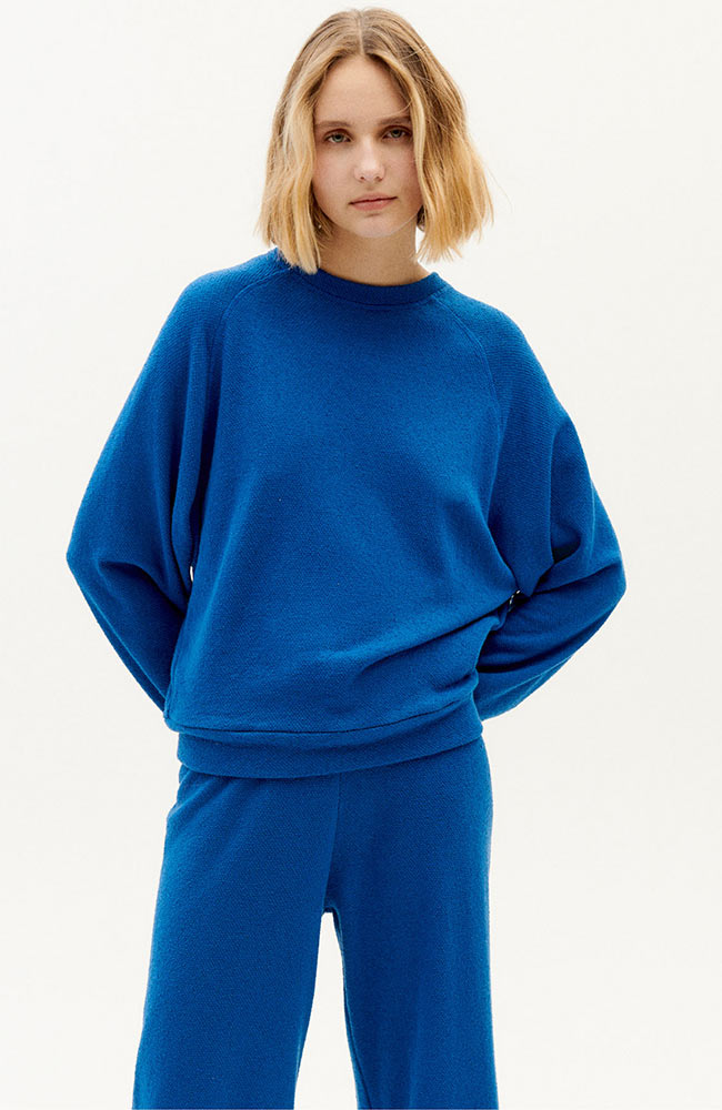 Fontana sweater blue THINKING MU | Sophie Stone