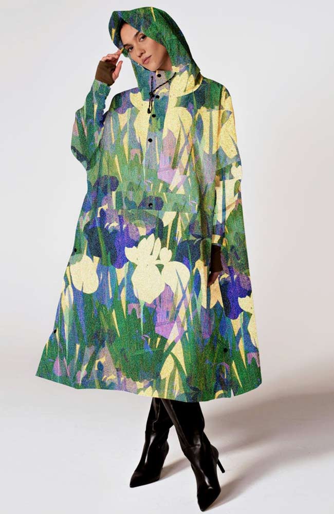 Rainkiss Lily rain poncho made from recycled PET | Sophie Stone