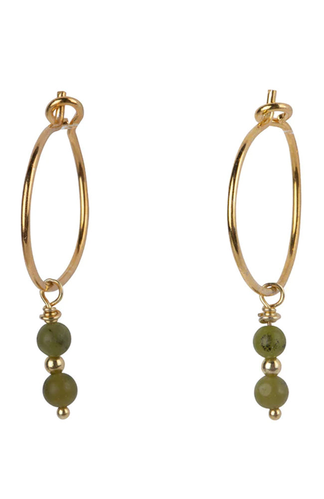 Jules Bean Louis Serpentine earrings gold | Sophie Stone