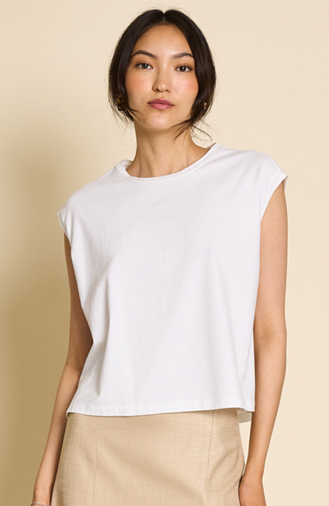 Jan 'n June Ovar shirt white organic cotton| Sophie Stone 