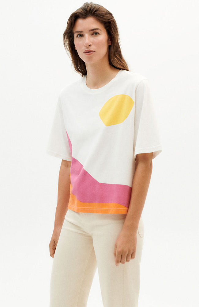Thinking MU Sunset t-shirt organic cotton | Sophie Stone
