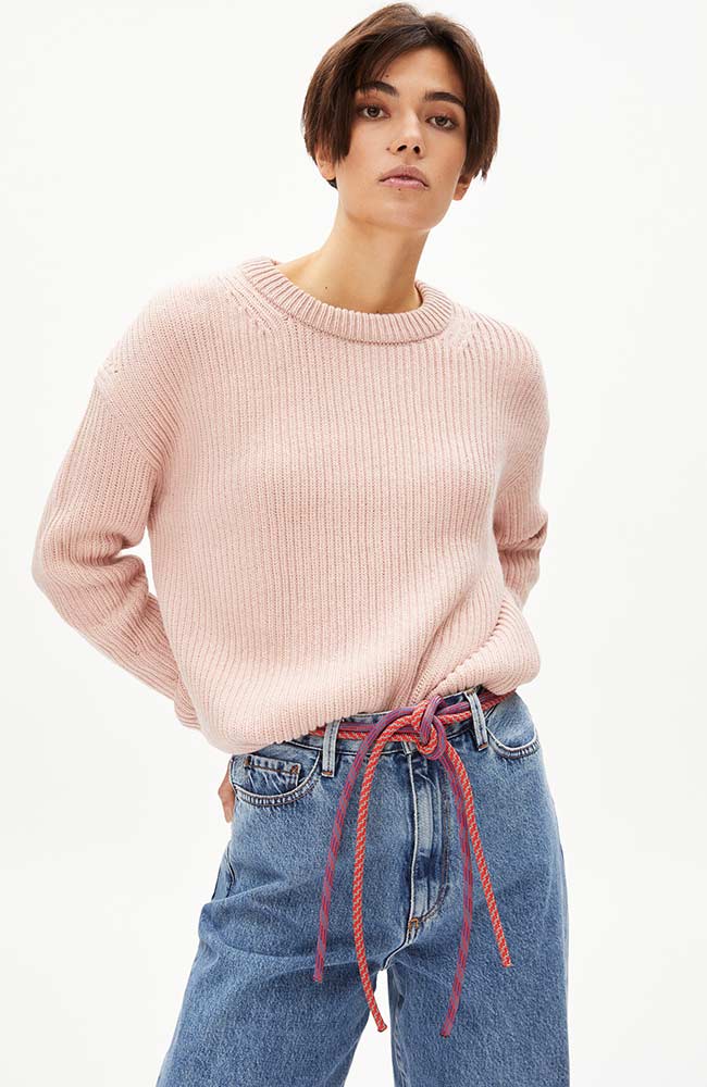 ARMEDANGELS Naaruko sweater pink quartz | Sophie Stone