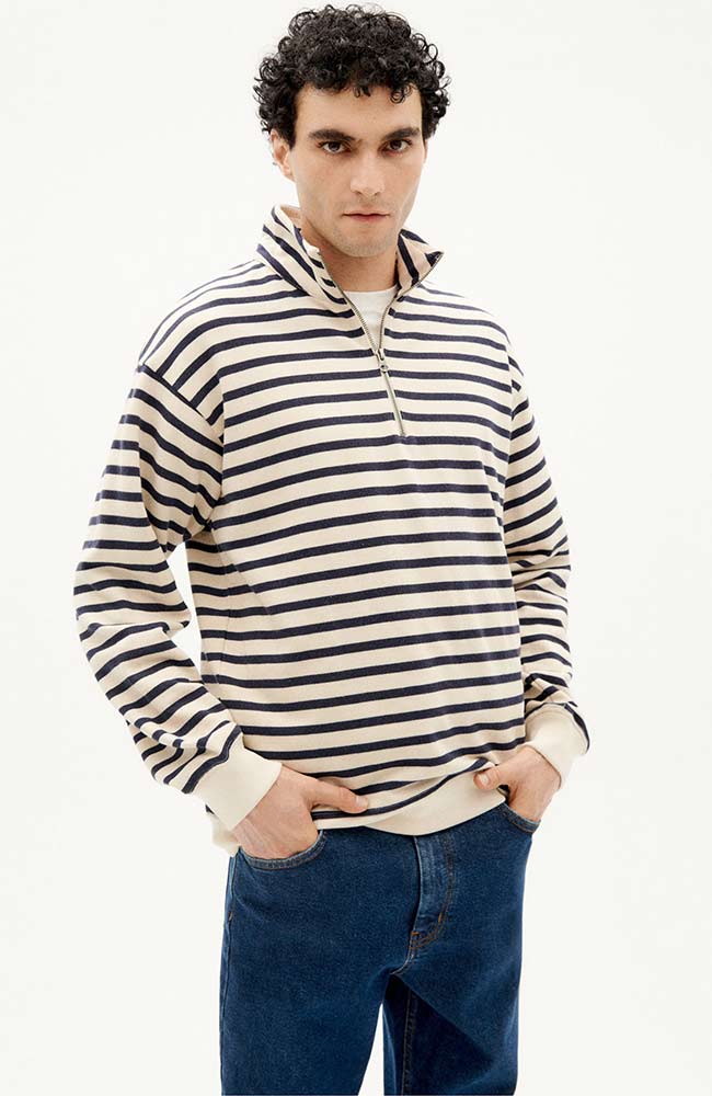 Thinking MU stripes challanger sweatshirt | Sophie Stone
