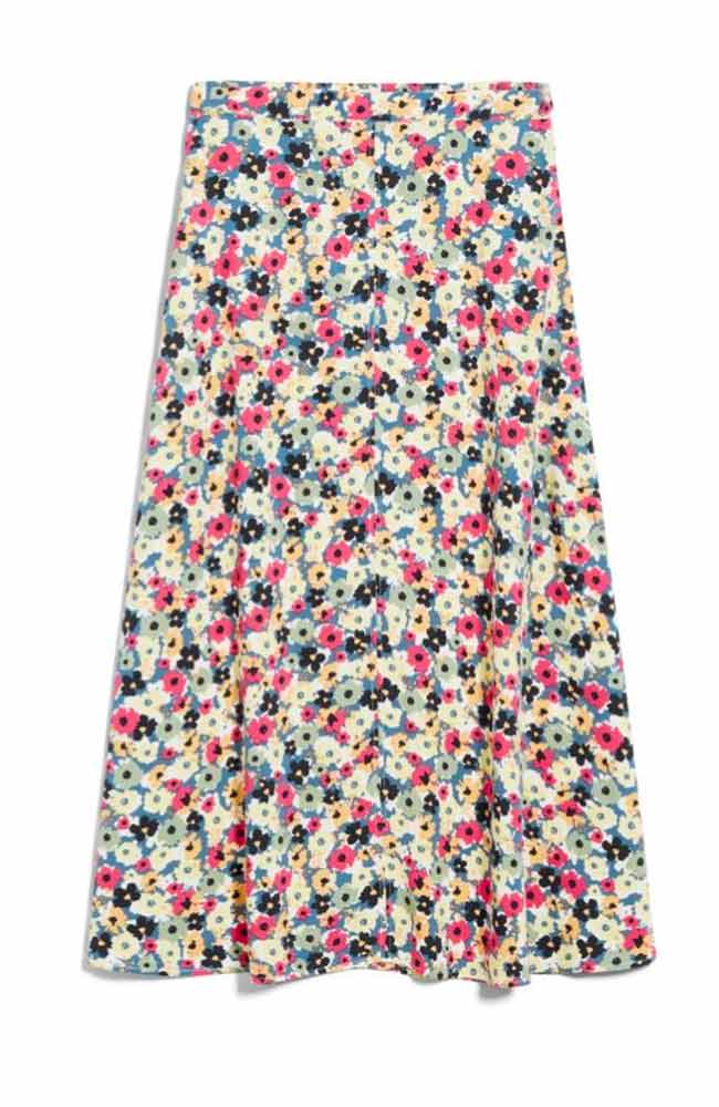ARMEDANGELS Saalanja painted bloom midi skirt | Sophie Stone